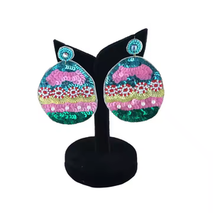 สินค้าขายดีต่างหูลูกปัดทำด้วยมือต่างหูห้อยเครื่องประดับแฟชั่นแบบกำหนดเองต่างหูผู้หญิงผู้หญิง - Product Image 1