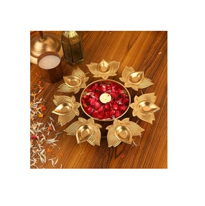 Bol décoratif Urli de forme ronde à thème fantaisie pour la conception moderne et unique artisanale indienne d'Urli à bas prix - Product Image 3