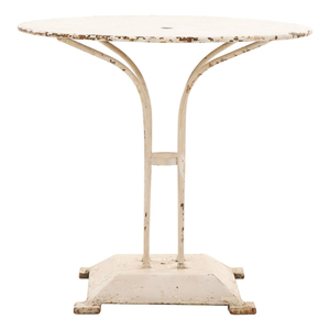 Table à manger ronde au design moderne avec plateau en bois massif et piédestal en fer noir pour la maison, la cuisine ou un usage commercial Meilleur prix - Product Image 3