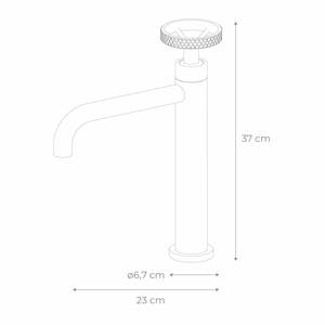 Mitigeur de lavabo haut Delta K2O noir pour salle de bain - Product Image 4