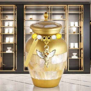 Exquisite Meenakari Keepsake <b>Urns</b> <b>Small</b> Cremation <b>Urns</b> <b>for</b> <b>Human</b> <b>Ashes</b> Memorial Funeral Supplies From India - Product Image 4