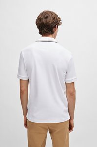 Polo homme de haute qualité en coton, logo personnalisé, polo uni en blanc, polo en coton - Product Image 5