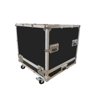 Fabriqué en Chine Flight Case Heavy16u Vitrine portable 19 "Rack Road Tour Flight Case Aluminium