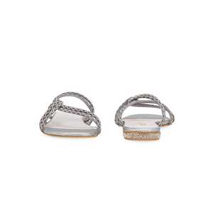 <b>Silver</b> Fancy Sports for <b>Slippers</b> Model FN7882 - Product Image 2