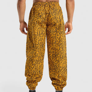 High Waist Custom <b>Joggers</b> Sweatpants for Men Solid Breathable Canvas Pants with Logo Print Dark Wash <b>Oversized</b> Pant Drawstring - Product Image 5