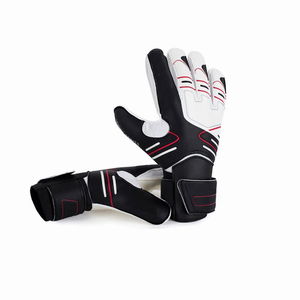 Gants de gardien de but de football professionnel pour le football noir et blanc unisexe OEM Logo personnalisé gants de protection des doigts durables - Product Image 3