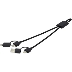 สายเคเบิลรีไซเคิล 6-in-1 แบบยั่งยืน สำหรับโปรโมชั่น ของขวัญอุปกรณ์ USB - Product Image 4