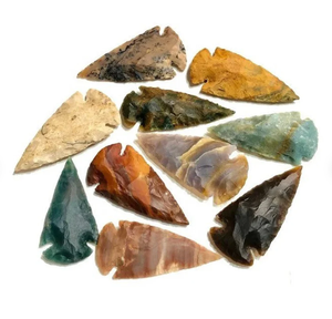 Puntas de flecha de ágata india de 1 a 9 pulgadas | Puntas de flecha de ágata India Piedra curativa Artesanía Puntas de flecha de ágata natural - Product Image 1