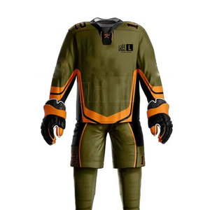Camisetas de Hockey sobre Hielo Personalizadas para Adultos, Uniforme de Equipo, 100% Poliéster, Transpirable, Absorbente de Humedad, Hecho en Pakistán - Product Image 1
