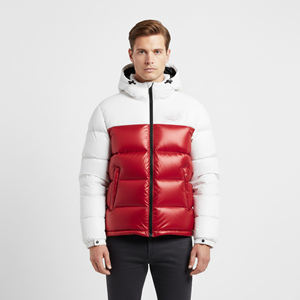 Chaqueta de Invierno Personalizada para Hombre, 250 g/m², Estilo Puffer, 100 % Nailon, con Resistencia al Agua y al Viento, Chaqueta de Tela de Lona para Hombre - Product Image 5