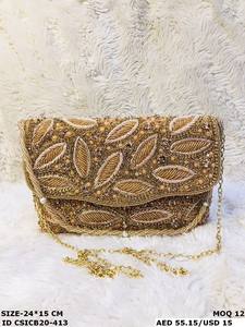 Designer handmade Handcrafted Designer <b>Evening</b> Clutch Stylish Wedding & Party <b>Bag</b> for Women - Product Image 5