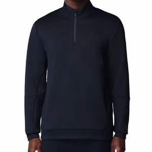 Custom Logo Embroidery Heavyweight Quarter Zip Pullover OEM High Quality Unisex Winter 100% Cotton Fleece Sweatshirt Outdoor - Product Image 1