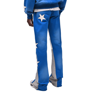 Men Clothing Custom <b>Applique</b> <b>Patch</b> Embroidery Jogger TracksuitsSun Faded Flared Sweatsuit Hoodie and Sweatpants Set for Men - Product Image 6
