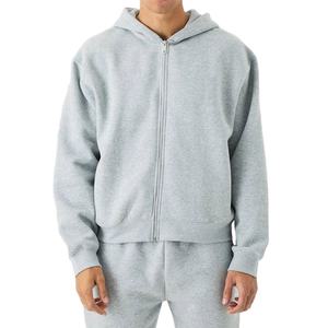 Últimas Zip up Hoodies Diseño personalizado Sweat suit 100% Algodón Hombres Pantalones cortos de verano Conjuntos Unisex Jogging Wear Oversized - Product Image 4