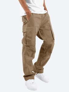 Pantalon cargo de travail pour homme, léger, décontracté, poches, couleurs personnalisables, logo, style streetwear, écologique, coupe-vent - Product Image 5