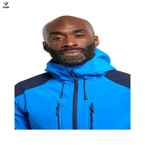 Veste de luxe légère hommes Simple et brève moteur affaires hommes veste ensemble Noble confortable plaine Softshell veste hommes - Product Image 4