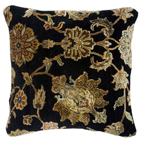 Housse de coussin décorative en macramé, motif floral géométrique, tissée à la main, couleur personnalisable, éco-responsable, style simplicité moderne