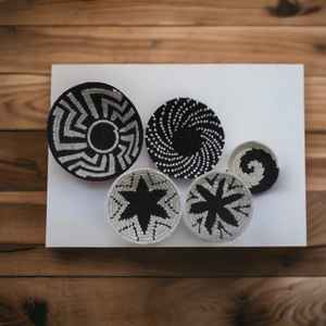 Cestas naturales ecológicas hechas a mano al mejor precio para decoración de pared Bohemia, cestas de pared tejidas, decoración de pared de mimbre - Product Image 4