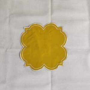 Serviettes en tissu 100 % coton vintage brodées personnalisables avec passepoil, faites à la main et bio pour mariages, événements, maison, restaurants et fêtes - Product Image 4