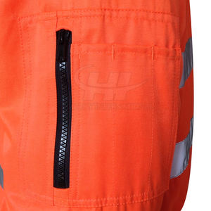 Chaqueta de Trabajo Resistente y Reflectante de Alta Visibilidad para Hombre con Bolsillos Utilitarios, Diseño Protector y Uso Industrial - Product Image 5