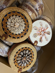 Sac en rotin fait main vietnamien avec tissage élégant et options de marque personnalisées - Product Image 3