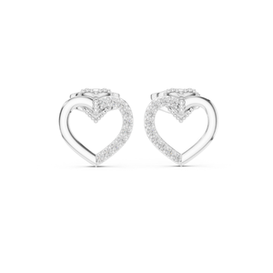 Boucles d'oreilles élégantes en diamant rond fantaisie, bijoux étincelants cultivés en laboratoire pour un usage quotidien, les fêtes et les occasions spéciales - Product Image 1