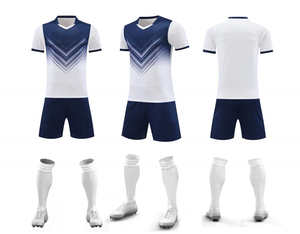 Uniforme de entrenamiento de club de equipo de fútbol de alta calidad, kits de fútbol de secado rápido, conjuntos de camisetas de fútbol transpirables, uniformes de fútbol - Product Image 3