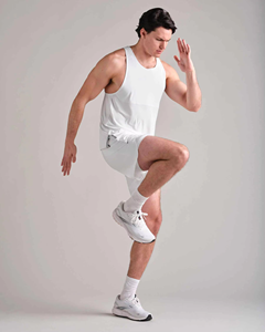 2025 pantalones cortos de lana informales de gimnasio para hombre personalizados estilo callejero algodón transpirable secado rápido cintura elástica medio tejido antiarrugas - Product Image 2