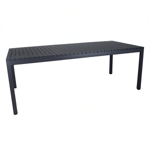Amicasa Madrid Fixed Anthracite Aluminum Outdoor <b>Table</b> 210x100x75cm TD 516 PPTOP - Product Image 2