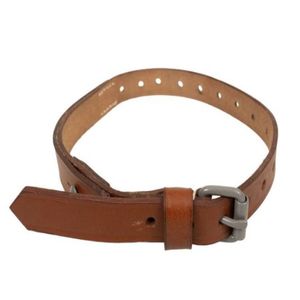 Ceintures en cuir véritable de haute qualité 100% cuir de vache, style allemand de la Seconde Guerre mondiale, avec boucle en cuivre antique, ceintures en cuir écologiques - Product Image 1