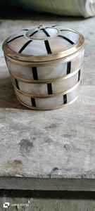 Boîte à pilules en nacre de luxe faite à la main avec incrustation Cadeau de rangement élégant. Idéal pour la boutique de cadeaux et l'usage personnel - Product Image 4