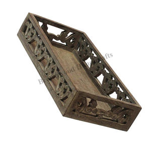 ถาดไม้โบราณถาดไม้มะม่วงสำหรับตกแต่งงานแกะสลักอเนกประสงค์ - Product Image 3