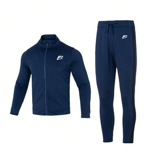 Vêtement de sport pour homme en gros, survêtement à fermeture éclair intégrale, jogging, ensemble deux pièces, OEM/ODM, streetwear Y2K, fournisseur en gros B2B - Product Image 1