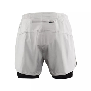 2024 mejores pantalones cortos deportivos de gimnasio para correr de secado rápido de doble capa para hombres al aire libre maratón Fitness pantalones cortos transpirables antiluz para hombres - Product Image 3