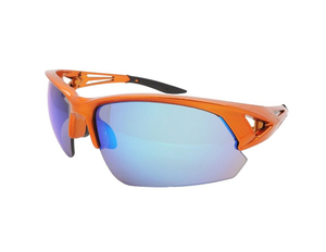 Lunettes de soleil de sport semi-jante en deux pièces avec % de protection UV Lentilles non polarisées Conseils inclus pour une performance sportive optimale - Product Image 1