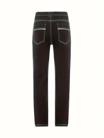 Jeans Ajustados de Mezclilla con Lavado Ácido, Ligeros y Elegantes, Fabricante OEM, Marca Privada, Logotipo Personalizado Bordado, Color Sólido