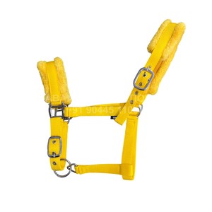 Licol de cheval en nylon réglable et durable avec rembourrage doux |   Confortable |   Boucle en laiton |   Marque OEM/ODM |   Couleurs et tailles personnalisées disponibles - Product Image 5