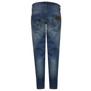 Pantalones Vaqueros de Mezclilla para Hombre con Logotipo Personalizado, Alta Calidad, OEM ODM, Estilo Recto, Cintura Media, Casuales, 100% Algodón, Lavado Medio, Invierno - Product Image 3