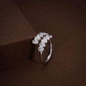 Anillo de Compromiso con Diamantes VVS Cultivados en Laboratorio de Corte Ovalado de 1.83 Quilates, Anillo de Diamantes Certificado, Anillo Único, Anillo de Promesa - Product Image 2