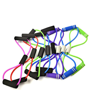 Melenlt Fascia Elastica a Forma di 8 in TPE <span class=keywords><strong>per</strong></span> Allenamento Fitness, Espansore <span class=keywords><strong>per</strong></span> Spalle e Petto, <span class=keywords><strong>per</strong></span> Yoga ed <span class=keywords><strong>Esercizi</strong></span> di Postura - Product Image 1