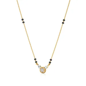 Collier Mangalsutra Diamant Éclat Éternel - Bijou de Collection Culturelle - Product Image 2