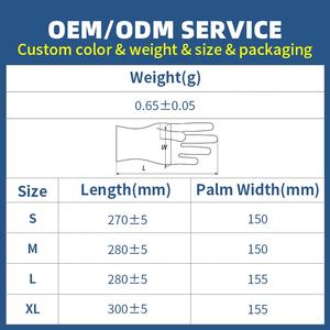 Gants en polyéthylène de qualité alimentaire, sans latex, imperméables, résistants à l'huile, antidérapants, transparents, jetables, gaufrés, en HDPE, pour la transformation alimentaire - Product Image 5