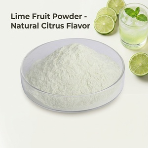 Poudre de citron vert lyophilisée/séchée par pulvérisation, saveur naturellement acidulée, poudre de jus de citron vert déshydratée pour smoothies, cocktails et desserts - Product Image 1