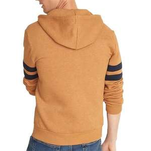Sudaderas con capucha transpirables para hombre, sudaderas de poliéster, diseño de servicio OEM, cremallera personalizada, ropa de calle de manga larga, sudaderas con capucha informales para hombre - Product Image 4