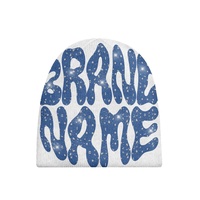 2025 RehexImpex Custom Y2K Bonnet Jacquard Gothique Bonnet en tricot d'hiver sans manchette de haute qualité avec Logo imprimé sur tout pour le voyage