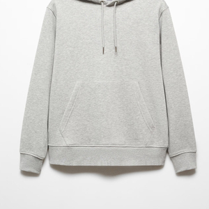 Sweat à capuche personnalisé avec logo pour homme, tissu respirant de haute qualité, prix de gros / Couleur unie avec capuche, hiver 2026, service OEM - Product Image 4