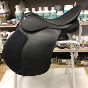 Selle de cheval anglaise de saut en daim synthétique équestre ODM- OEM directement de l'usine - Product Image 2