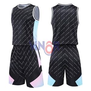 Último estilo sin mangas Jersey uniforme de baloncesto logotipo personalizado impresión ropa deportiva uniforme de baloncesto de talla grande suave - Product Image 1