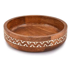 Qualité supérieure Bois de manguier Bol en bois le plus vendu pour la vaisselle Dernier design Bol à mélanger Couleur naturelle Fabriqué à la main Designer - Product Image 4