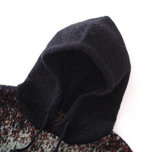 Sweat à capuche en mohair pour homme OEM, vente en gros, tricot doux et moelleux, pull chaud, livraison rapide, logo personnalisé, sweat à capuche en mélange de laine de mohair pour homme - Product Image 4